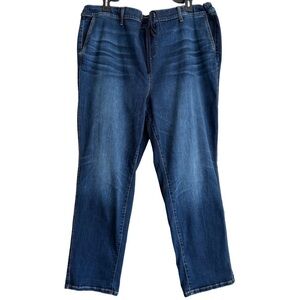 TORRID Casual Stretchy Weekend Boyfriend Straight Drawstring Waist Jeans 5XT NWT
